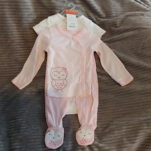 Baby girl 3 piece outfit
